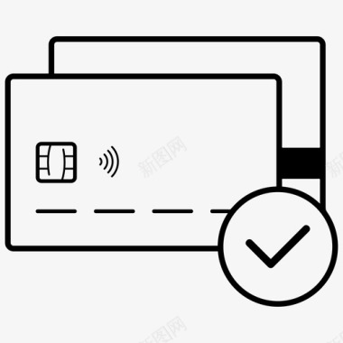 信用卡盗用信用卡激活活动卡安全图标图标