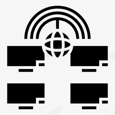 局域网网卡计算机连接全局图标图标