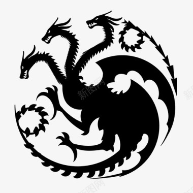 塔格利安之家龙之龙权力游戏图标图标