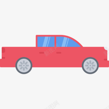150皮卡运输150扁平图标图标