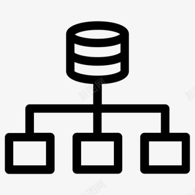 六边形架构托管架构数据图标图标