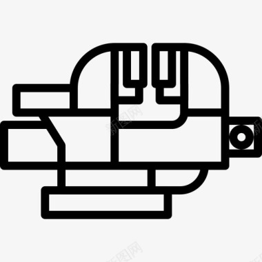 叉具虎钳修理工具图标图标