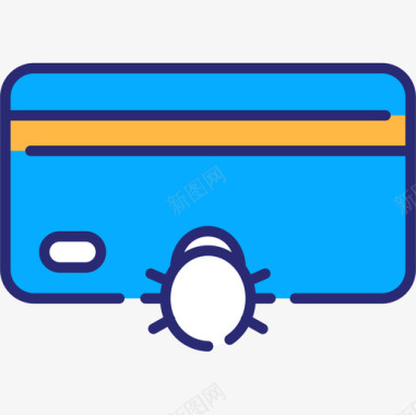 信用卡账单信用卡犯罪15原色图标图标