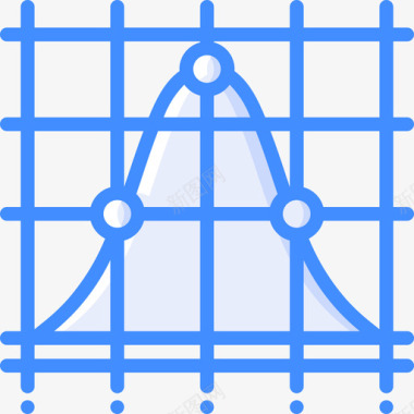 折线图数据科学14蓝色图标图标