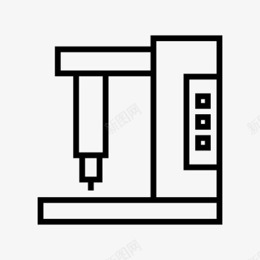 自动投标机械自动化工业图标图标