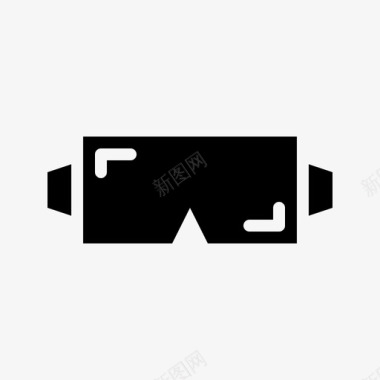 玻璃眼镜劳动图标图标