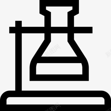 化学刺激性烧瓶化学31线性图标图标