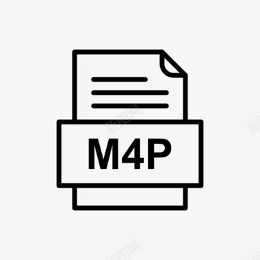 m4p文件文件图标文件类型格式图标