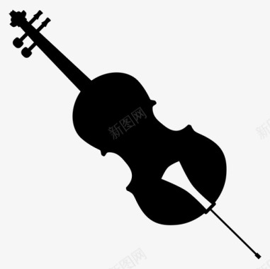 大提琴乐器管弦乐队图标图标