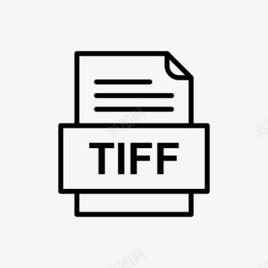 tiff文件文档图标文件类型格式图标