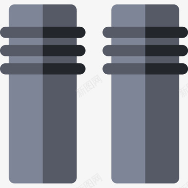 公共标识红枢轴公共服务3扁平图标图标