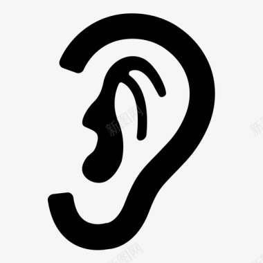 耳朵人体部位图标集1图标