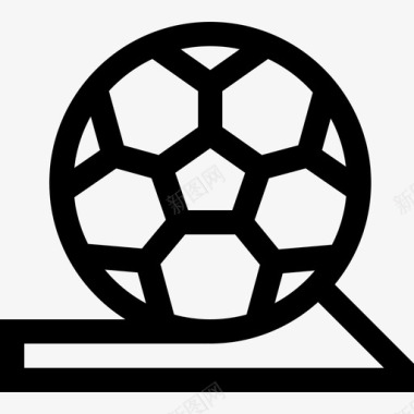 足球运动大全足球运动88直线型图标图标