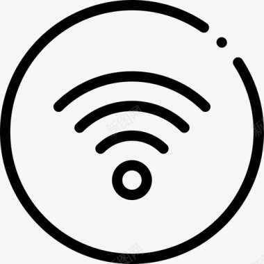 Wifi信号通知11线性图标图标