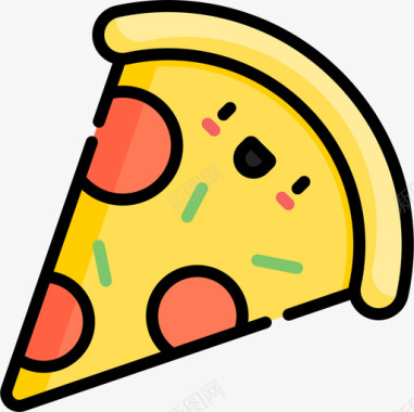 原色披萨一般20原色图标图标