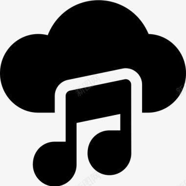 云服务器云音乐103充满图标图标