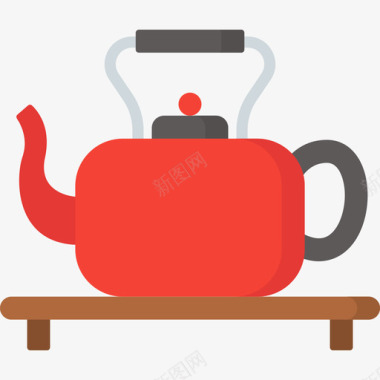 茶壶农历新年十七平的图标图标