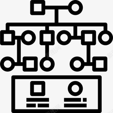 情绪图表工作流程图表7线性图标图标