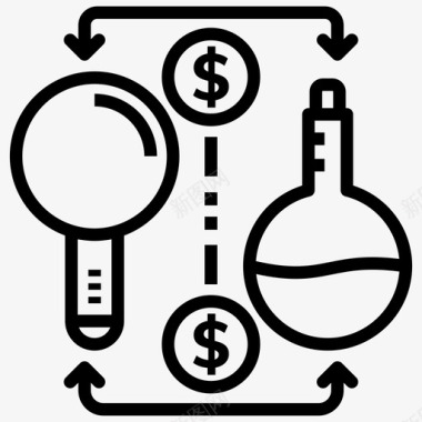 搜索引擎优化搜索领域业务处理图标图标