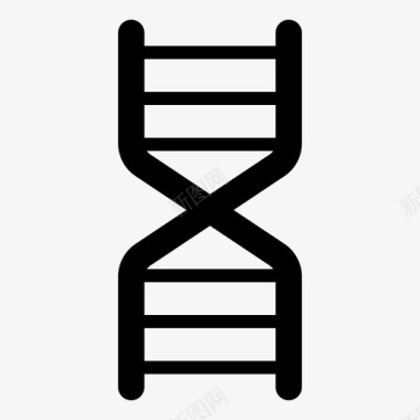 螺旋dna染色体遗传图标图标