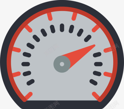 速度表汽车运动9扁平图标图标