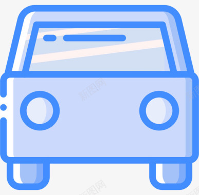车载移动接口4蓝色图标图标