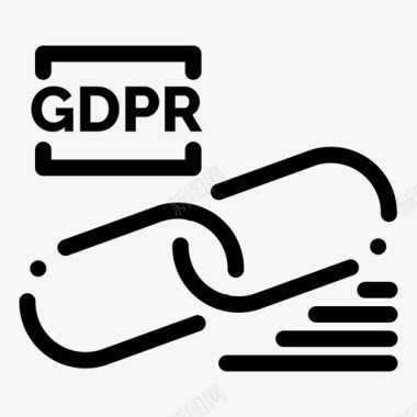 公共标识安全夹子gdpr锁图标图标