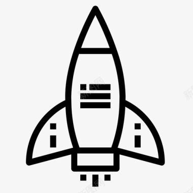 火箭商务245直线型图标图标