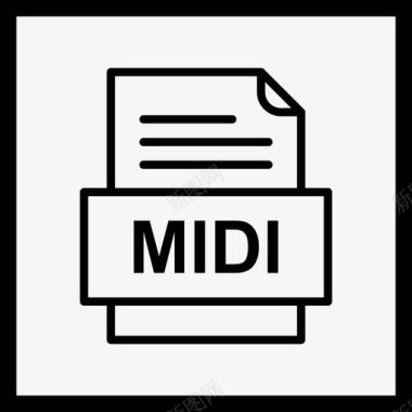 位图格式midi文件文件图标文件类型格式图标