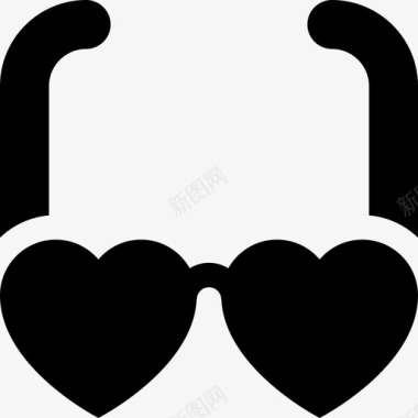 太阳镜生日97填充图标图标