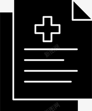 健康保险医疗文档医疗保健图标图标
