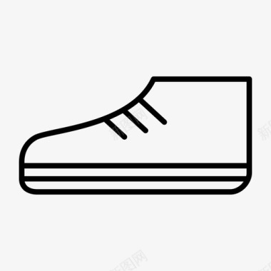 鞋鞋类休闲鞋图标图标
