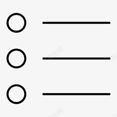 检查表列表项目符号列表检查图标图标