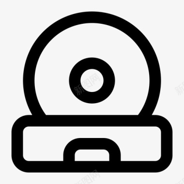 DVD播放机cd播放机计算机硬件图标图标