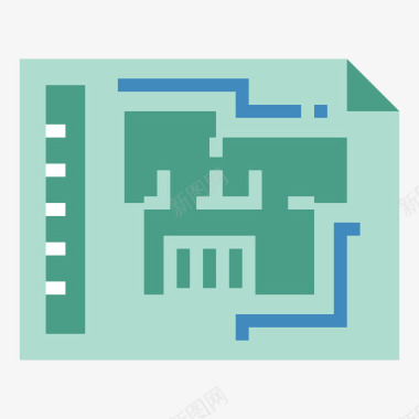 平面图ps平面图建筑108图标图标