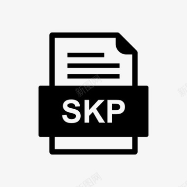 PDF文件格式skp文件文件图标文件类型格式图标