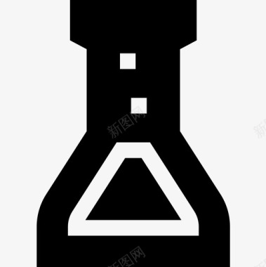 化学刺激性烧瓶化学32装满图标图标