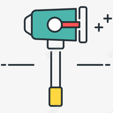 皇家锤子皇家战斗2线性颜色图标图标