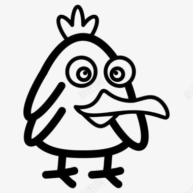 愤怒的小鸟表情符号情绪图标图标