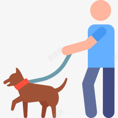 护卫犬安全95彩色图标图标