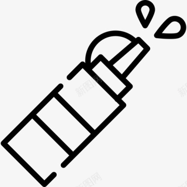 油缝纫58线性图标图标