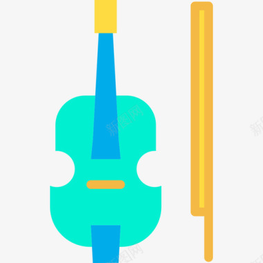 大提琴音乐68平调图标图标
