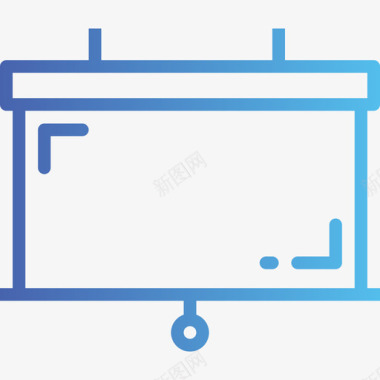 投影仪技术66渐变图标图标