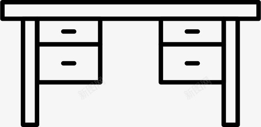柜子桌子抽屉图标图标