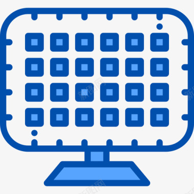 IPAD4太阳能电池能源生态学4蓝色图标图标