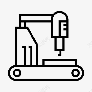 机器设备矢量图机器设备工厂图标图标