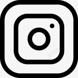 n97Instagram社交媒体97线性图标高清图片