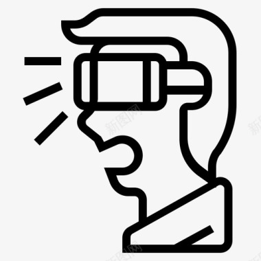 虚拟现实ar眼镜技术颠覆图标图标