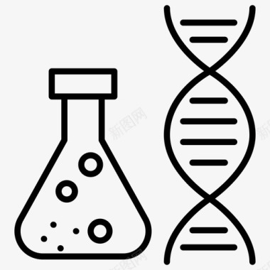 DNA细胞生物化学dna研究实验室仪器图标图标