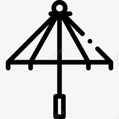 伞中国42直线型图标图标